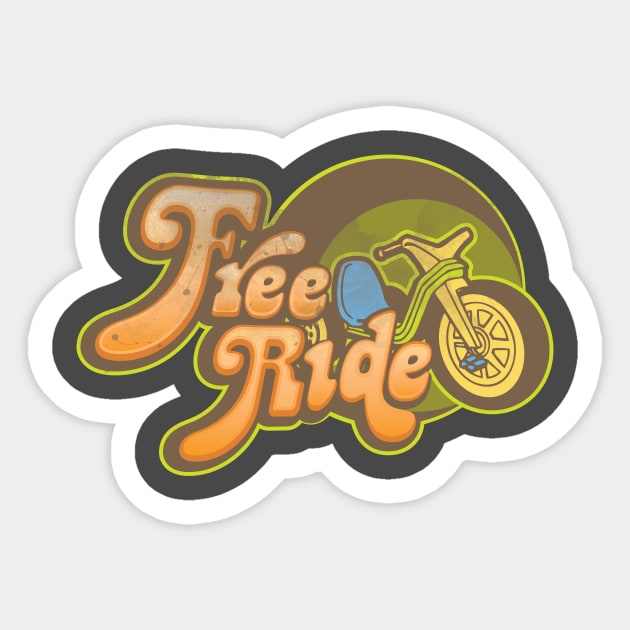 FREE RIDE Sticker by SIRDYNAMO